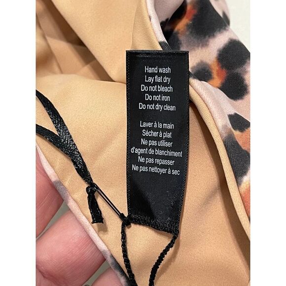 Beach Riot Women's Rocky Top Racerback Watercolor Leopard‎ XS Cream Extra Small - Picture 12 of 14